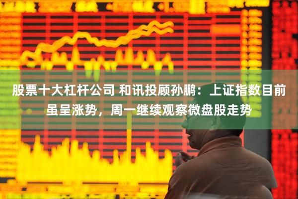 股票十大杠杆公司 和讯投顾孙鹏：上证指数目前虽呈涨势，周一继续观察微盘股走势